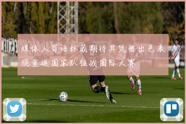 媒体人寄语林葳期待其凭借出色表现重返国家队征战国际大赛